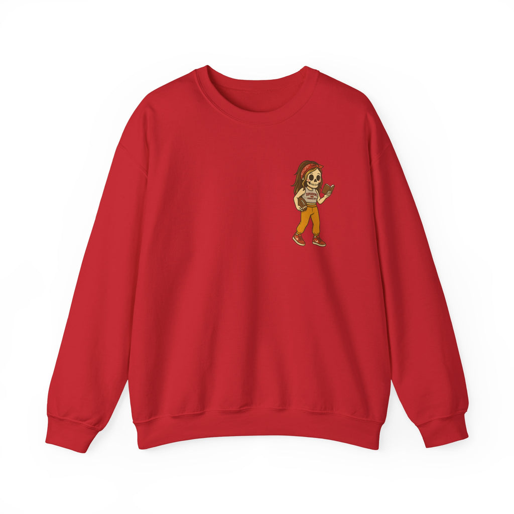 Skeleton Hiker Crewneck Sweatshirt