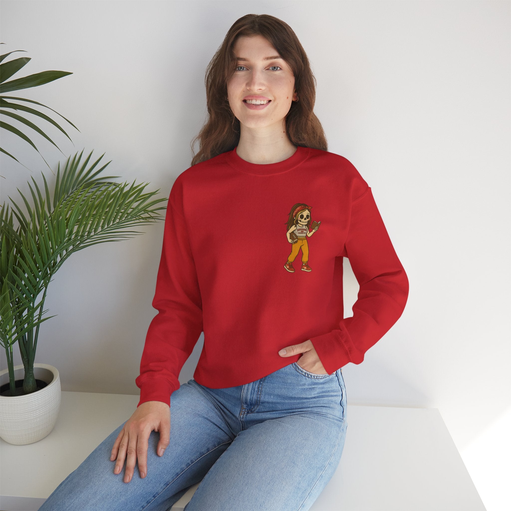 Skeleton Hiker Crewneck Sweatshirt