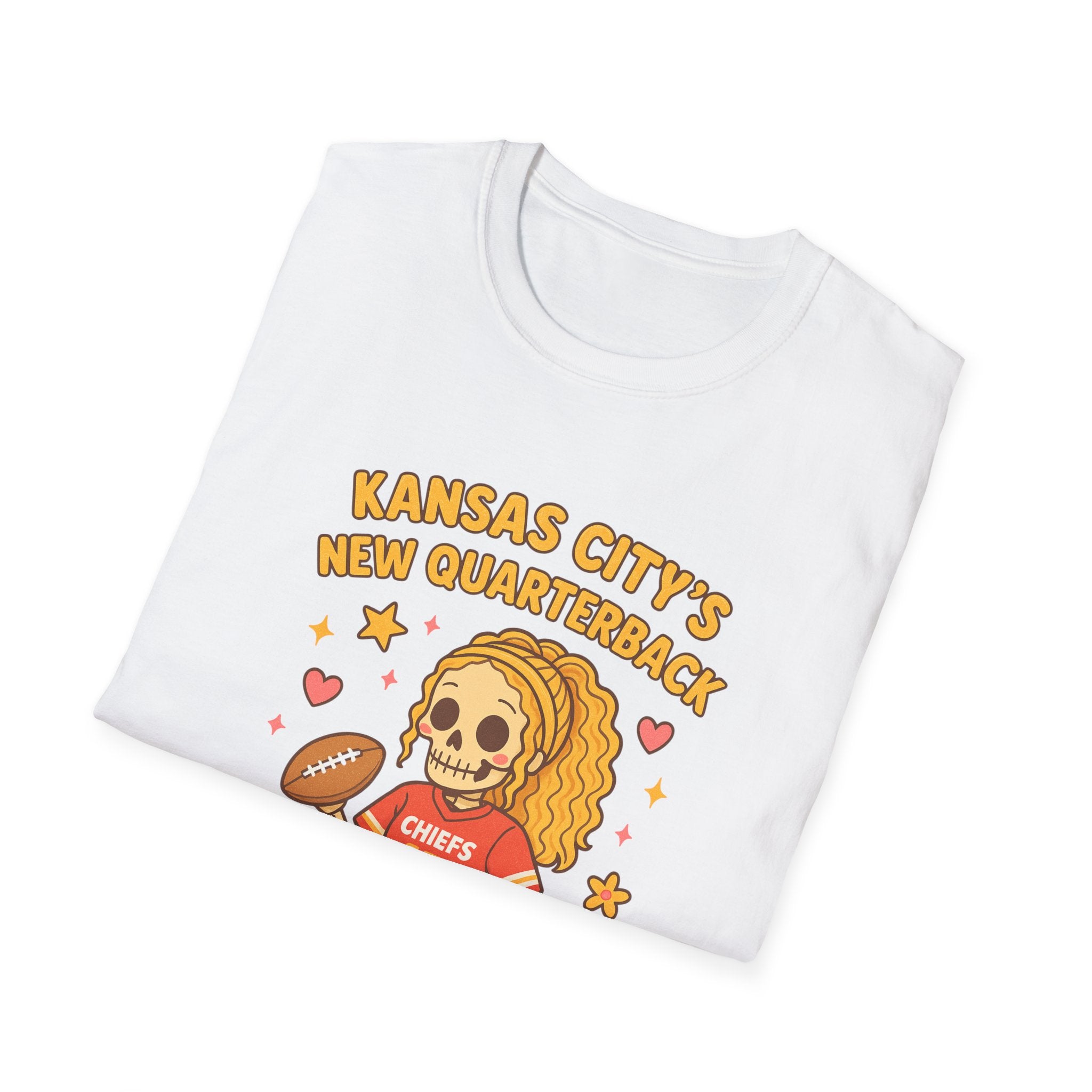 #Kansas City’s New Quarterback skull cartoon T-Shirt | Chiefs 15 football